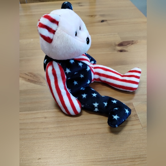 ✓Ty Beanie Baby - SPANGLE the Bear White Face (Stuffed Animal) - Picture 5 of 15